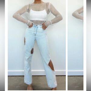 Rinestone denim jeans